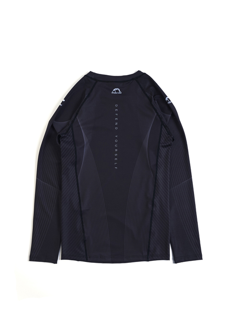 MANTO FLOW RASHGUARD -black